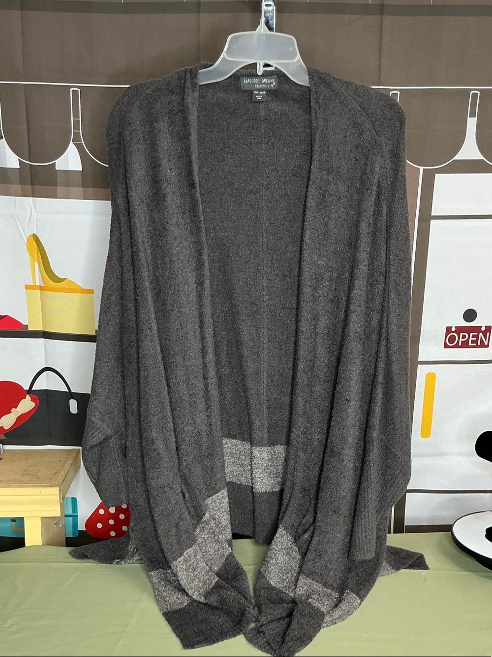 Barefoot Dreams cozy chic lite jacket gray #2333